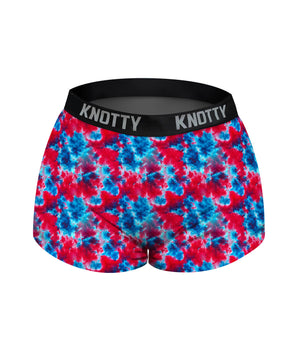 AiraModal™ Blue Raspberry Acid Wash Boxer Boyshort