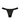 Obsidian Heart Lace Thong