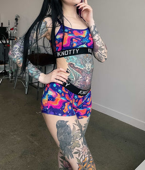 AiraModal™ Cosmic Nebula Boxer Boyshort